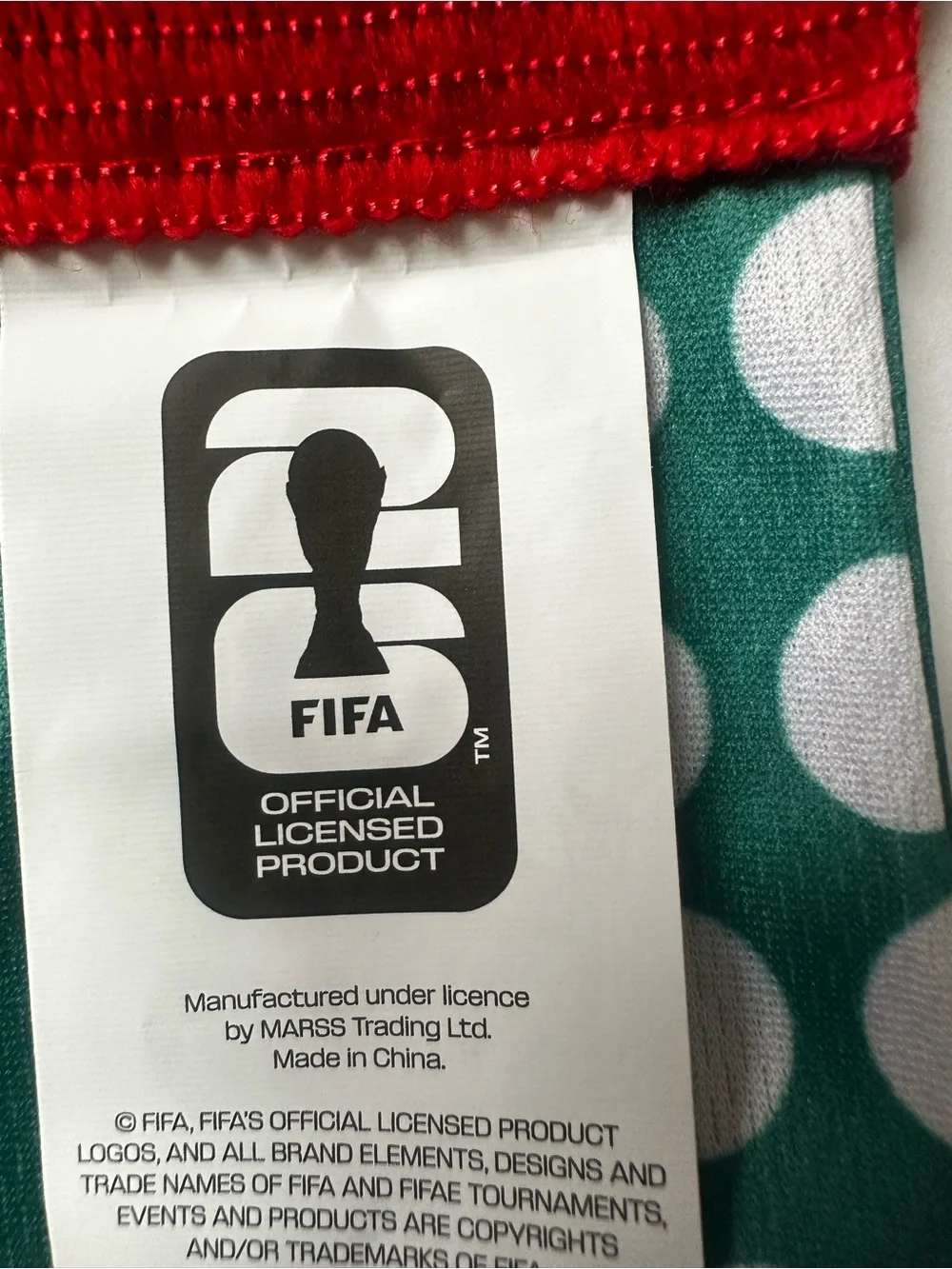 FIFA World Cup Official Mexico Green & Red Fan Scarf
